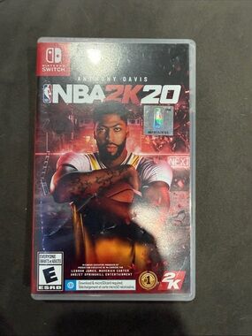 NBA 2K20 Nintendo Switch Game - Red/Black Cover